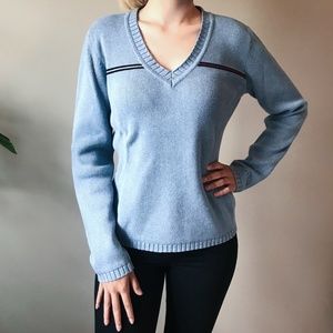 Tommy Hilfiger Pale Blue Long Sleeve Sweater